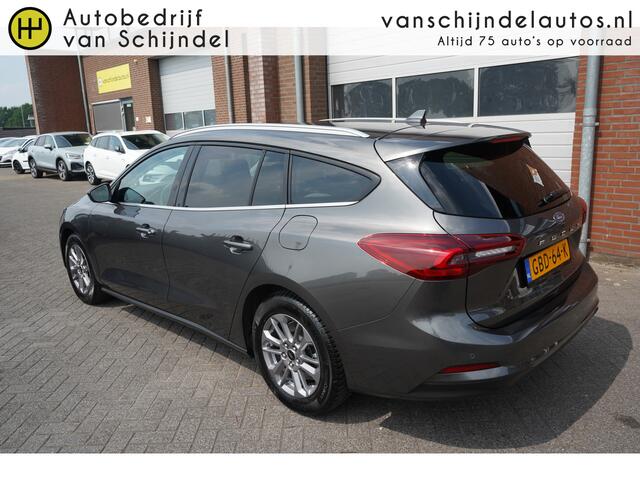 Ford FOCUS Wagon 1.0 ECOBOOST HYBRID TITANIUM ORIGINEEL NEDERLANDS NAVIGATIE ANDROID/APPLECARPLAY 4X ZGAN ALL SEASON BANDEN ECC AIRCO CRUISECONTROL LED PDC LMV ENZ...