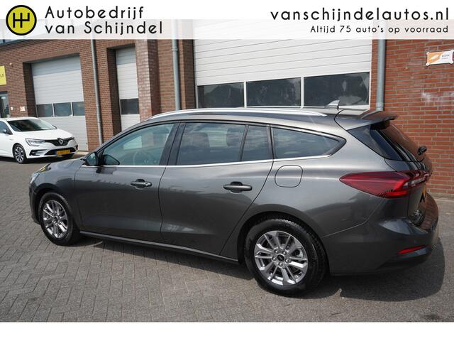 Ford FOCUS Wagon 1.0 ECOBOOST HYBRID TITANIUM ORIGINEEL NEDERLANDS NAVIGATIE ANDROID/APPLECARPLAY 4X ZGAN ALL SEASON BANDEN ECC AIRCO CRUISECONTROL LED PDC LMV ENZ...