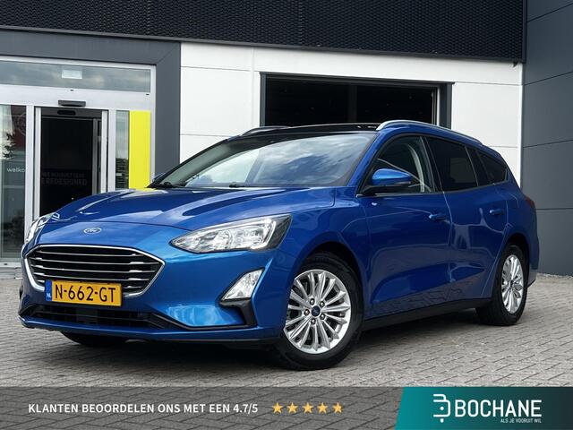 Ford FOCUS Wagon 1.0 EcoBoost Hybrid Titanium X Business | Schuif/Panorama Dak | Elektrische Achterklep | Achteruitrij Camera | Cruise