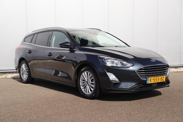 Ford FOCUS Wagon 1.0 EcoBoost Hybrid Titanium X Business 125PK Navigatie Achteruitrijcamera Climate Cruise Control Carplay Android 16 inch LMV