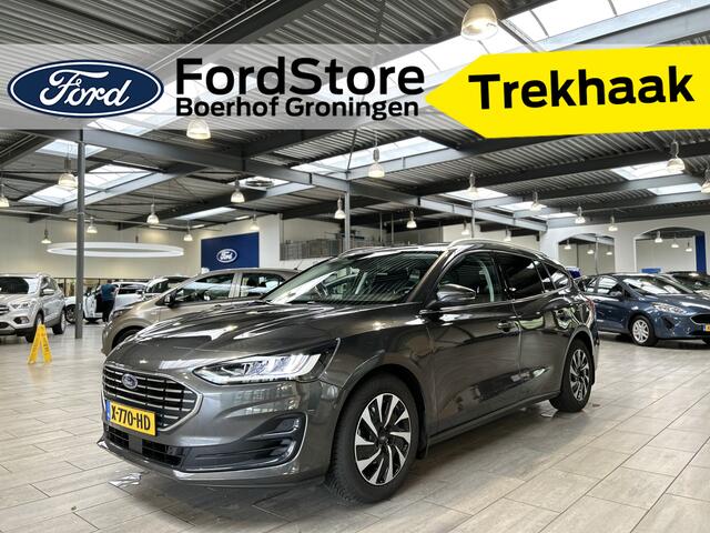 Ford FOCUS Wagon EcoBoost Hybrid 125pk Titanium | Trekhaak | Winterpack | SYNC 4 | All-season banden | LED | Camera | Keyless |