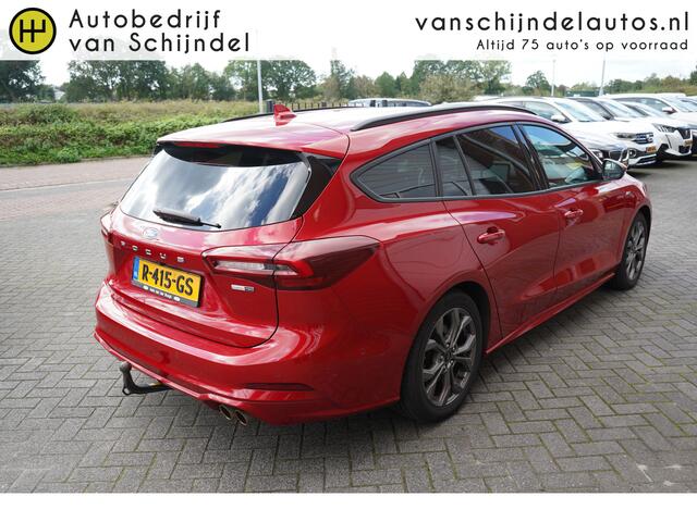 Ford FOCUS Wagon 1.0 ECOBOOST HYBRID ST LINE ORIGINEEL NL DEALER ONDERHOUDEN AFN.TREKHAAK CAMERA 17INCH ADAPTIEVE CRUISE ANDROID/APPLECARPLAY NAVI CLIMA PDC V+A+ASSIST KEYLESS ENZ...