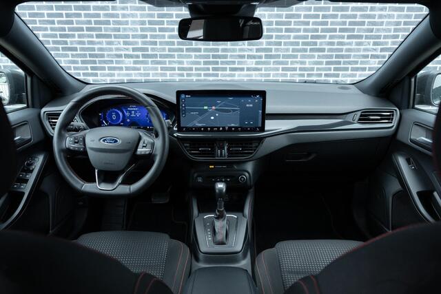 Ford FOCUS Wagon 1.0 EcoBoost 155 Hybrid ST Line X | Trekhaak | Achteruitrijcamera | Parkeerassistent | Keyless Entry | Stoelverwarming | Cruise Control Adaptief | Dodehoekdetectie | Navigatie | Apple Carplay | Android Auto | Lichtmetalen Velgen 18 inch