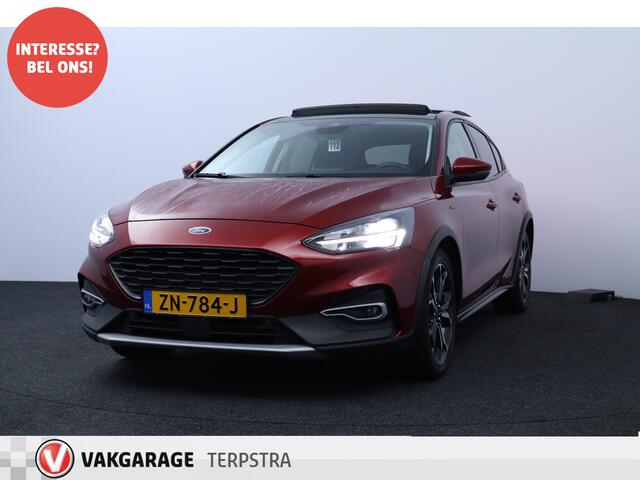 Ford FOCUS 1.0 EcoBoost Active Business/ Camera/ Keyless/ Panorama-Dak/ B&O/ Adaptive Cruise/ LED Koplampen/ Stoel + Stuurverw./ 18'' LMV/ Extra getint glas/ PDC V+A/ Lane-Assist.