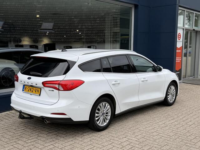 Ford FOCUS Wagon 1.0 EcoBoost Hybrid 155 PK Titanium X Business | Wegklapbare Trekhaak | Electrische Kofferklep | | Stuur & Stoelverwarming | Navigatie | Apple Carplay | Keyless entry | Lichtmetaal | Parkeersensoren | Cruise Control | Climatie Control | Camera