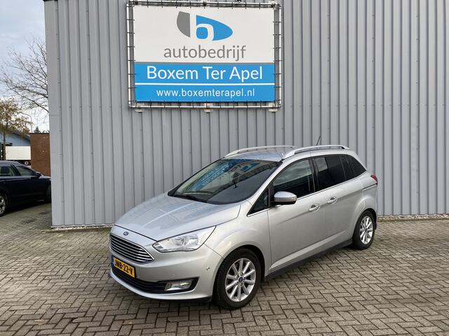 Ford GRAND C-MAX 1.0 Titanium 7p. Navigatie | Parkeer sensoren v+a | All seasonbanden | LM velgen | Winterpakket