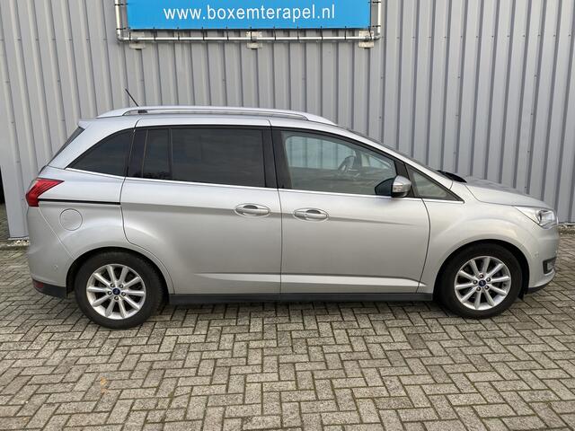 Ford GRAND C-MAX 1.0 Titanium 7p. Navigatie | Parkeer sensoren v+a | All seasonbanden | LM velgen | Winterpakket
