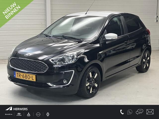 Ford KA Ka+ 1.2 Trend Ultimate Black / Stoelverwarming / Climate Control / Cruise Control / All seasonbanden / Lichtmetalen Velgen / Apple CarPlay/Android Auto / Parkeersensoren /