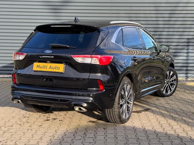 Ford KUGA 2.5 PHEV Vignale Plug In Hybrid 1500kg Trekgewicht PHEV | Panoramadak | Adaptive Cruise | Trekhaak | Lederen Sportstoelen Memory | Head Up | 360 Camera | Stuurverwarming | Keyless |
