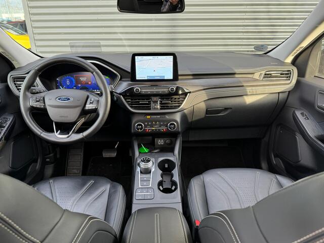 Ford KUGA 2.5 PHEV Vignale Plug In Hybrid 1500kg Trekgewicht PHEV | Panoramadak | Adaptive Cruise | Trekhaak | Lederen Sportstoelen Memory | Head Up | 360 Camera | Stuurverwarming | Keyless |