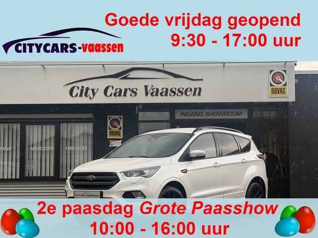 Ford KUGA 1.5 EcoBoost ST Line automaat 183 pk navigatie camera climate ctr led xenon half leder/alcantara elktr trekhaak elktr achterklep