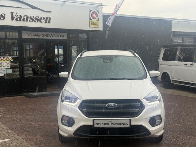 Ford KUGA 1.5 EcoBoost ST Line automaat 183 pk navigatie camera climate ctr led xenon half leder/alcantara elktr trekhaak elktr achterklep