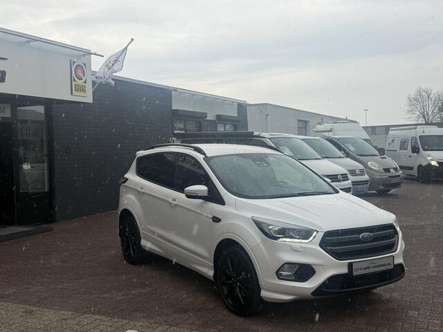 Ford KUGA 1.5 EcoBoost ST Line automaat 183 pk navigatie camera climate ctr led xenon half leder/alcantara elktr trekhaak elktr achterklep