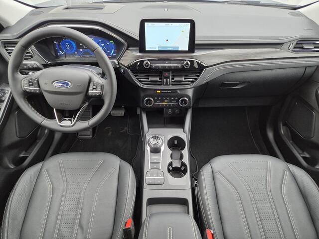 Ford KUGA 2.5 PHEV Plug-in Vignale Automaat / Technology Pack / Apple Carplay Android Auto / Elektrische achterklep / Stuur- en Stoelverwarming / Adaptief cruise control / Voorruitverwarming / Achteruitrijcamera / Achterbank verwarming /
