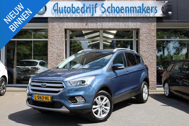 Ford KUGA 1.5 EcoBoost Titanium TREKHAAK-ELEK STUUR/RUIT/STOELVERWARMING CARPLAY ACHTERKLEP-ELEK PDC NAVI CRUISE 17"LMV CLIMA ALL-SEASONS!