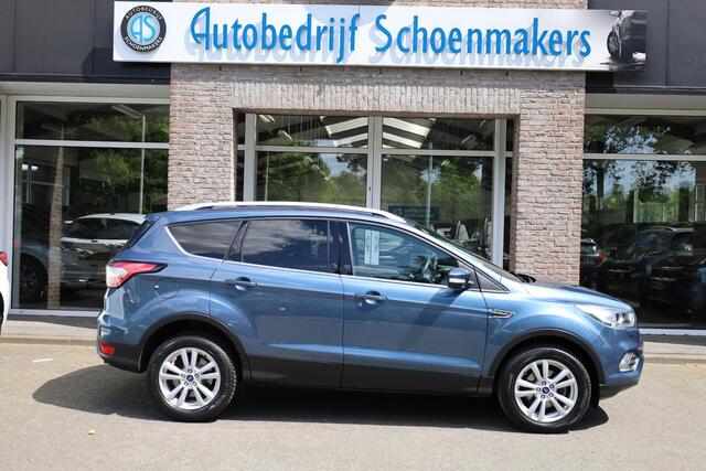 Ford KUGA 1.5 EcoBoost Titanium TREKHAAK-ELEK STUUR/RUIT/STOELVERWARMING CARPLAY ACHTERKLEP-ELEK PDC NAVI CRUISE 17"LMV CLIMA ALL-SEASONS!