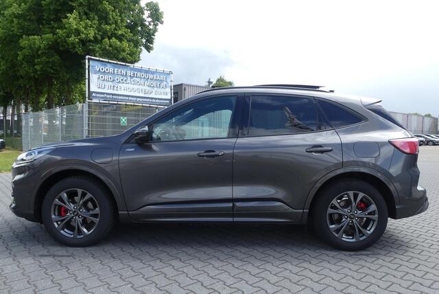 Ford KUGA 2.5 PHEV ST-Line X ADAPTIEVE CRUISE, CLIMA, PANO, NAVI, HUD, CAMERA V&A, TREKHAAK AFNEEMBAAR, ELEKTRISCHE BESTUURDERSSTOEL, 44.406KM