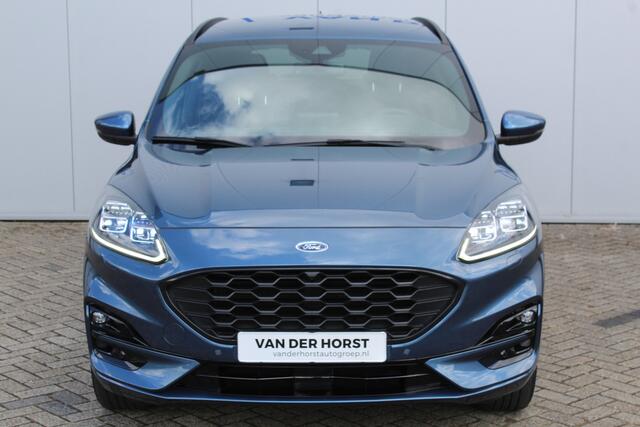 Ford KUGA 2.5-225pk PHEV ST-Line X. Hybride rijden voor een redelijke prijs ! Stoel- en voorraamverwarming, B&O soundsystem, navigatie, telefoonvoorb., metallic lak, LM wielen, side- en lane assist, camera v+a, adaptive cruise control, elektr. achterklep etc., etc.
