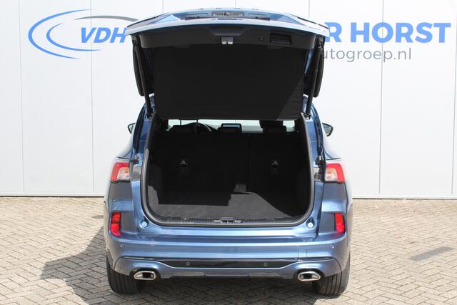 Ford KUGA 2.5-225pk PHEV ST-Line X. Hybride rijden voor een redelijke prijs ! Stoel- en voorraamverwarming, B&O soundsystem, navigatie, telefoonvoorb., metallic lak, LM wielen, side- en lane assist, camera v+a, adaptive cruise control, elektr. achterklep etc., etc.