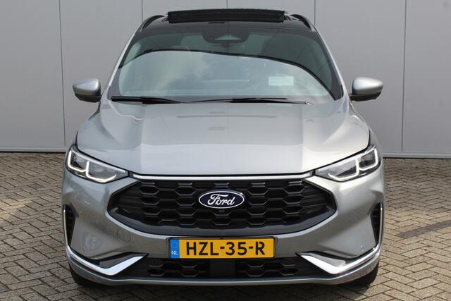 Ford KUGA 2.5-243pk PHEV ST-Line X. Nieuwste model ! Van ¤. 54.937,- voor ¤. 44.450,- ! Trekgewicht 2.100kg ! Elektr. panoramadak, Elektr. inklapb. trekhaak, stoel-, stuur- en voorraamverw., lane- en side assist, 360gr. camera, HUD, Apple/Android, Elektr. verstelb.