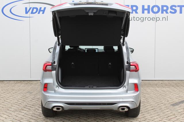 Ford KUGA 2.5-243pk PHEV ST-Line X. Nieuwste model ! Van ¤. 54.937,- voor ¤. 44.450,- ! Trekgewicht 2.100kg ! Elektr. panoramadak, Elektr. inklapb. trekhaak, stoel-, stuur- en voorraamverw., lane- en side assist, 360gr. camera, HUD, Apple/Android, Elektr. verstelb.