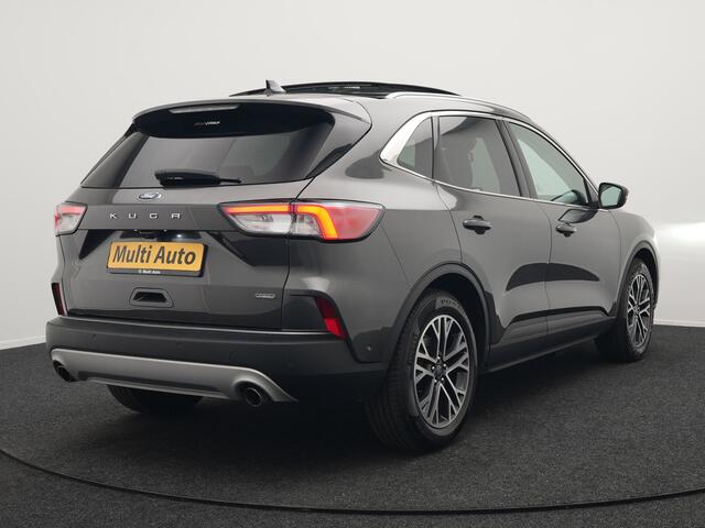 Ford KUGA 2.5 Titanium X Plug In Hybrid 225pk PHEV | Trekhaak Af Fabriek | Panodak | Adaptive Cruise | 360 Camera | Bang & Olufsen | Verwarmde Sportstoelen & Stuur | Blis | Navigatie | Keyless | DAB |