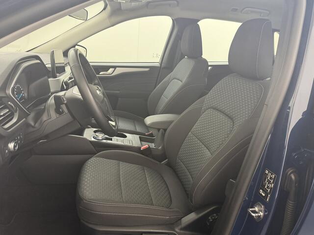 Ford KUGA 2.5 PHEV 225pk AUT. Hybride Navi Apple Carplay Android Ford-Connect PDC a+v 17" DAB Dual-ECC Stoelverwarmd Cruise Control SpoorAssist Keyless Titanium WiFi Led Bluetooth Active Braking/Pre-Collision Assist Lane Assist en Road Edge Detection Voicecontrol 1