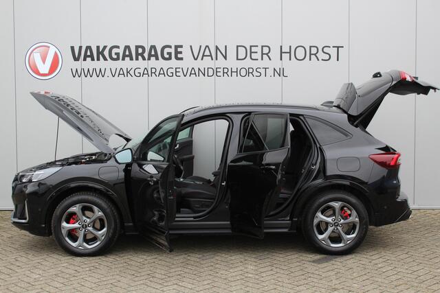 Ford KUGA 2.5-243pk PHEV ST-Line X. Trekgewicht 2.100kg. Nieuw Model ! Van ¤. 54.937,- voor ¤. 43.735,- Trekgewicht van 2.100kg ! Elektr. panodak., elektr. trekhaak, stoel-, stuur- en voorraamverw., 360gr. Camera, HUD, AppleCarplay/Androidauto, Elektr. verstelb. co