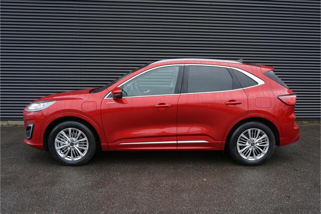 Ford KUGA 2.5 PHEV Vignale Lederen bekleding Stoel + Stuur verwarming Navigatie Camera Apple Carplay Panoramadak LED