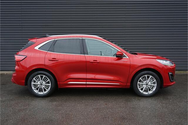 Ford KUGA 2.5 PHEV Vignale Lederen bekleding Stoel + Stuur verwarming Navigatie Camera Apple Carplay Panoramadak LED