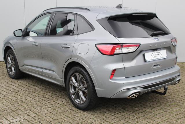 Ford KUGA 2.5-225pk PHEV ST-Line X. Hybride rijden voor een reëel bedrag ! Autm. airco dual, stuur-, stoel-, achterbank- en voorraamverw., keyless entry/keyless go, privacy glass, camera v+a, side- en lane assist, adaptieve cruise cntrl, trekhaak, elektr. achterkle