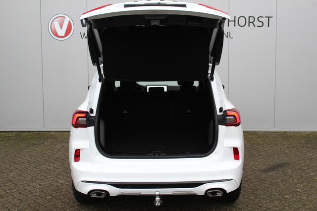 Ford KUGA 2.5-243pk PHEV ST-Line X. Van ¤. 54.937,- voor ¤. 43.735,- ! Trekgewicht van 2.100kg ! Elektr. verstelb. AGR stoelen voor, Stoel-, stuur-, voorraam- en achterbank verwarming, Elektr. panorama/schuif-kanteldak , Trekhaak elektr. wegklapbaar, B&O soundsyst.