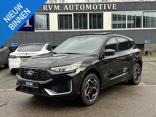 Ford KUGA 2.5 PHEV ST-Line X NIEUWE AUTO| FABRIEKSGARANTIE WINTERPACK | PANO | 360 CAMERA| ELEK. ACHTERKLEP| ACHTERBANK VERWARMD| STOEL + STUURVERWARMING| SUPER COMPLEET!