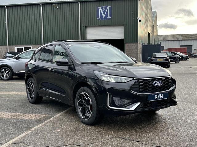 Ford KUGA 2.5 PHEV ST-Line X NIEUWE AUTO| FABRIEKSGARANTIE WINTERPACK | PANO | 360 CAMERA| ELEK. ACHTERKLEP| ACHTERBANK VERWARMD| STOEL + STUURVERWARMING| SUPER COMPLEET!