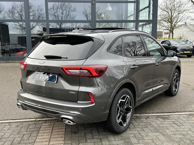 Ford KUGA 2.5 PHEV ST-Line X NIEUWE AUTO | FABRIEKSGARANTIE WINTERPACK | PANO | 360 CAMERA| ELEK. ACHTERKLEP| ACHTERBANK VERWARMD | STOEL + STUURVERWARMING | SUPER COMPLEET!