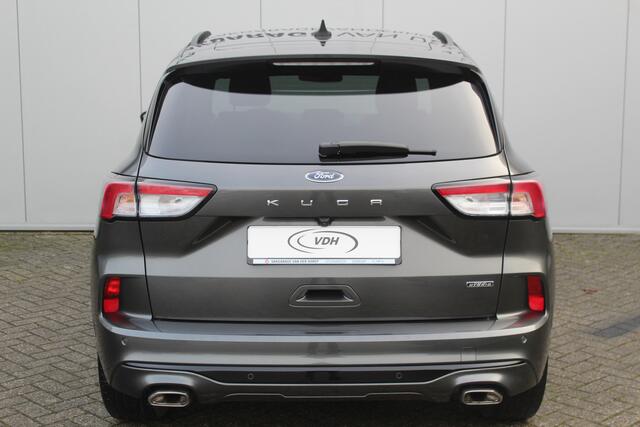 Ford KUGA 2.5-225pk Plug-in Hybrid ST-Line X. Hybride rijden voor een reële prijs ! Adaptive Cruise Control, Stoel-, achterbank, stuur- en voorraamverwarming, autm. airco dual, camera v+a, elektr. achterklep, side- en lane assist etc.
