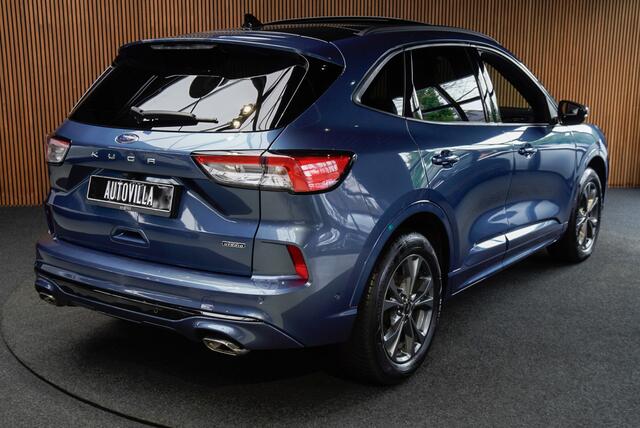 Ford KUGA 2.5 PHEV ST-Line X Panodak Leder Navi 360 ACC PDC Stuurverwarming Stoelverwarming voor & achter Climate LM velgen BTW auto !NIET KLAAR!