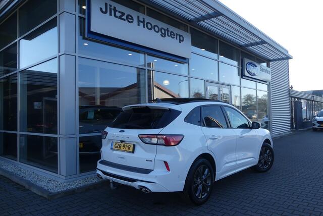 Ford KUGA 2.5 PHEV ST-Line X ELEKT. TREKHAAK (1.500KG), PANO, HUD, WINTER PACK, ADAPT. CRUISE, CLIMA, NAVI, CAMERA V&A, PDC V&A, APPLE CARPLAY/ANDROID AUTO, BLIS, KEYLESS, 49.416KM