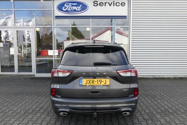 Ford KUGA 2.5 PHEV ST-Line X TREKHAAK AFNEEMBAAR (1.500KG), HUD, WINTER PACK, ELEKT. STOEL, ADAPT. CRUISE, CLIMA, NAVI, CAMERA V&A, PDC V&A, APPLE CARPLAY/ANDROID AUTO, B&O, BLIS, KEYLESS, ELEKT. ACHTERKLEP, 29.822KM