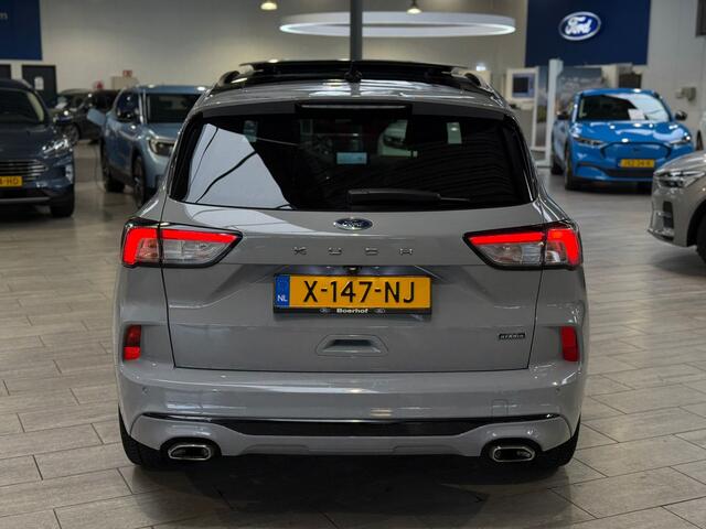 Ford KUGA 2.5 PHEV 225 pk Graphite Tech Edition | Pano | Trekhaak | 19" | Adapt. cruise | Adapt. LED | 1e eig. | 100% dealer onderh.