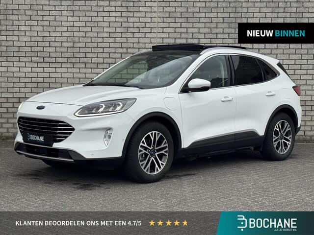 Ford KUGA 2.5 PHEV Titanium X | Elektrische Trekhaak | Panoramdak | Stoel + stuurverwarming | Achteruitrijcamera |