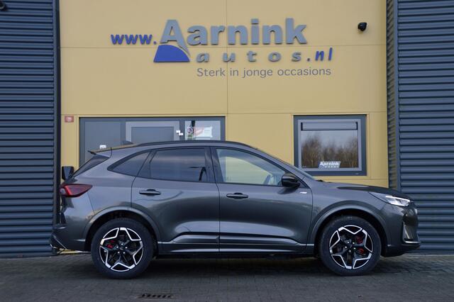Ford KUGA 2.5 PHEV hybride 242 pk St-line X technopack, camera, winterpack, trekhaak, agr stoelen incl mem, lederen bekl, B&O sound.