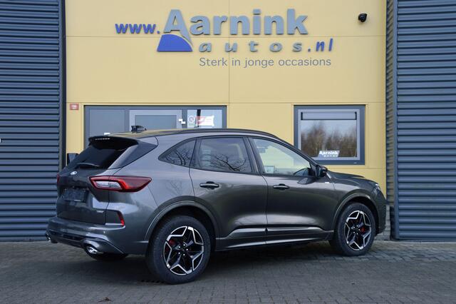 Ford KUGA 2.5 PHEV hybride 242 pk St-line X technopack, camera, winterpack, trekhaak, agr stoelen incl mem, lederen bekl, B&O sound.