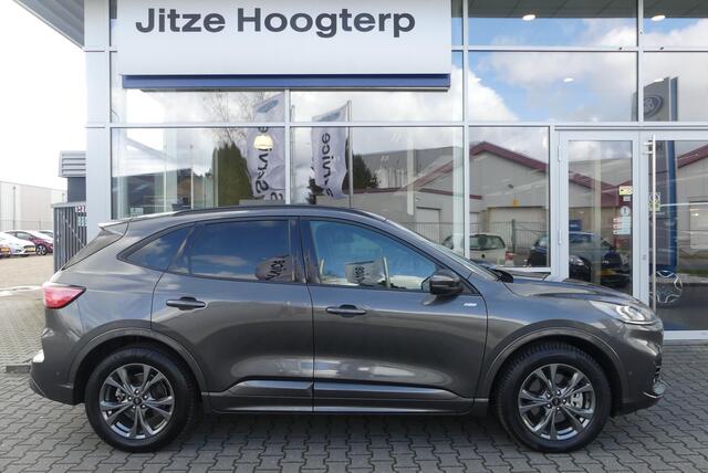 Ford KUGA 2.5 PHEV ST-Line X TREKHAAK AFNEEMBAAR (1.500KG), HUD, WINTER PACK, ADAPT. CRUISE, CLIMA, NAVI, CAMERA V&A, PDC V&A, APPLE CARPLAY/ANDROID AUTO, BLIS, KEYLESS, ELEKT. STOEL, ELEKT. ACHTERKLEP, 50.913KM