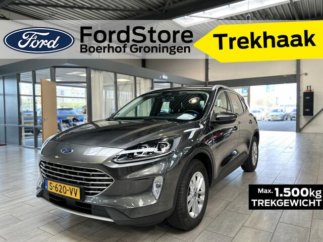 Ford KUGA 2.5 PHEV 225 pk Titanium X | Trekhaak | Camera | B&O | El. a. klep | Half Leer | Winter Pack | Adapt. Led | 4 seiz. banden |