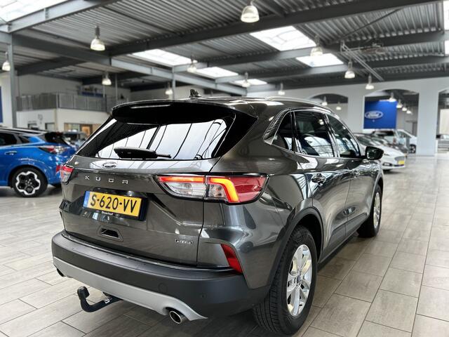 Ford KUGA 2.5 PHEV 225 pk Titanium X | Trekhaak | Camera | B&O | El. a. klep | Half Leer | Winter Pack | Adapt. Led | 4 seiz. banden |