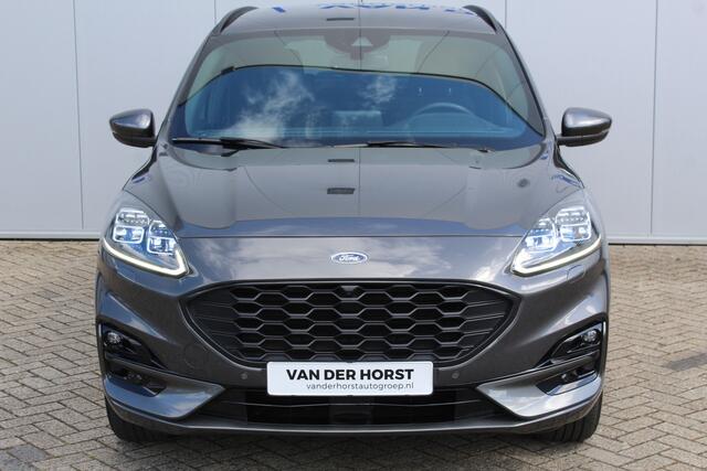 Ford KUGA 2.5-225pk Plug-in Hybrid ST-Line X. Hybride rijden voor een reële prijs ! Autm. airco dual, side- en lane assist, adaptieve cruise cntrl, camera v+a, stoel- en voorraamverw., elektr. achterklep, metallic lak, navigatie, telefoonvoorb.