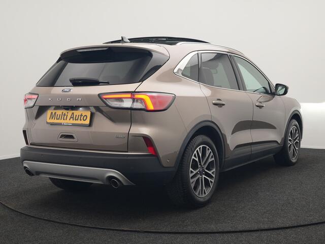 Ford KUGA 2.5 Titanium X PHEV 225pk Dealer O.H. | Trekhaak Af Fabriek | Panodak | Head Up | Adaptive Cruise | 360 Camera | Bang & Olufsen | Sportstoelen & Stuur Verwarmd | Keyless | Blis | Navigatie | DAB | Plug In Hybrid |