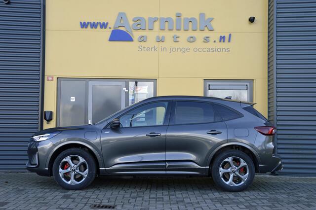 Ford KUGA 5x 2.5 PHEV hybride 242 pk St-line X technopack, camera, winterpack, trekhaak, agr stoelen incl mem, lederen bekl, B&O sound.