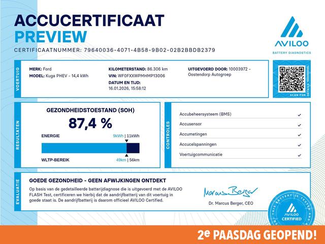 Ford KUGA 2.5 PHEV Titanium | All Seasonbanden | Achteruitrijcamera | Navigatie |